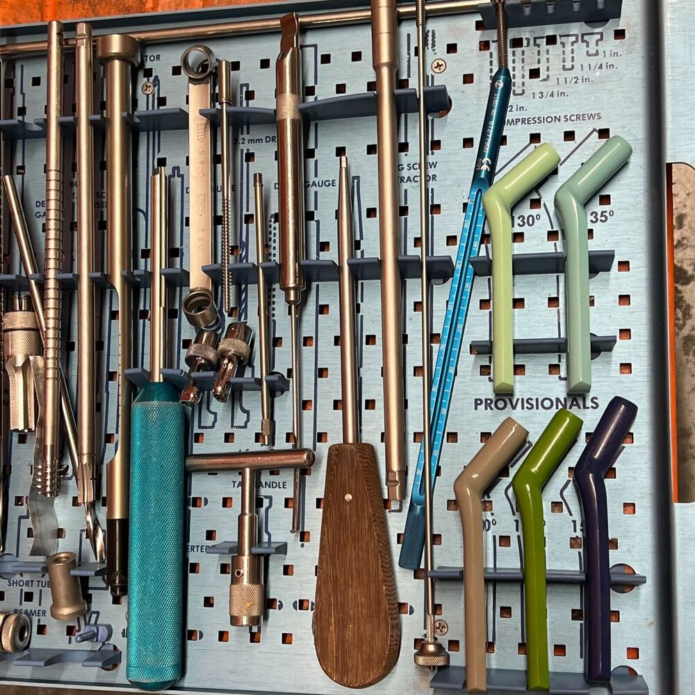 Zimmer Free-Lock Compression Hip Fixation System Instrumentation Set FOR PARTS - Picture 7 of 7